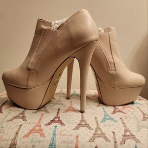 SAGE - cream Platform Shoes